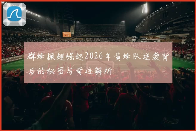 群蜂振翅崛起2026年黄蜂队逆袭背后的秘密与奇迹解析